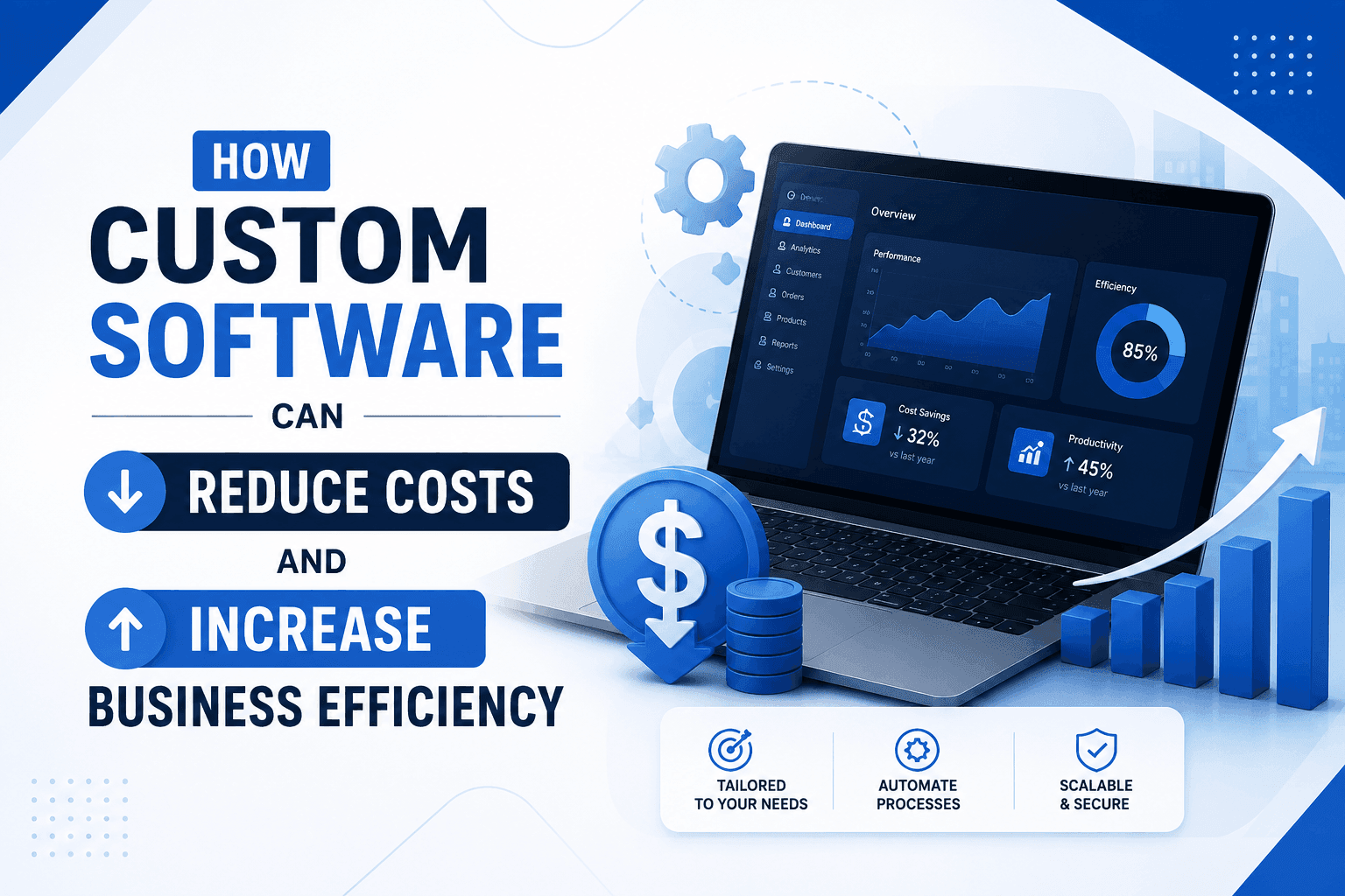 How Custom Software Can Reduce Costs and Increase Business Efficiency